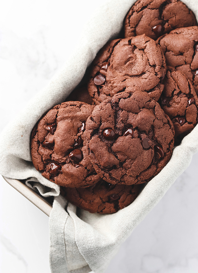 Vegan Double Chocolate Cookies - Liv B.