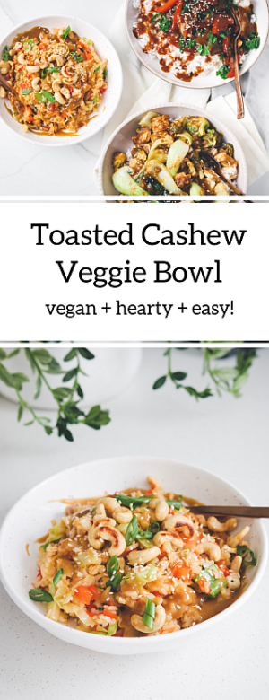 Toasted Veggie Cashew Bowl