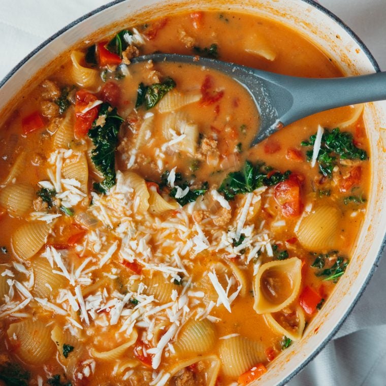 Hearty Vegan Sausage Soup - Liv B.