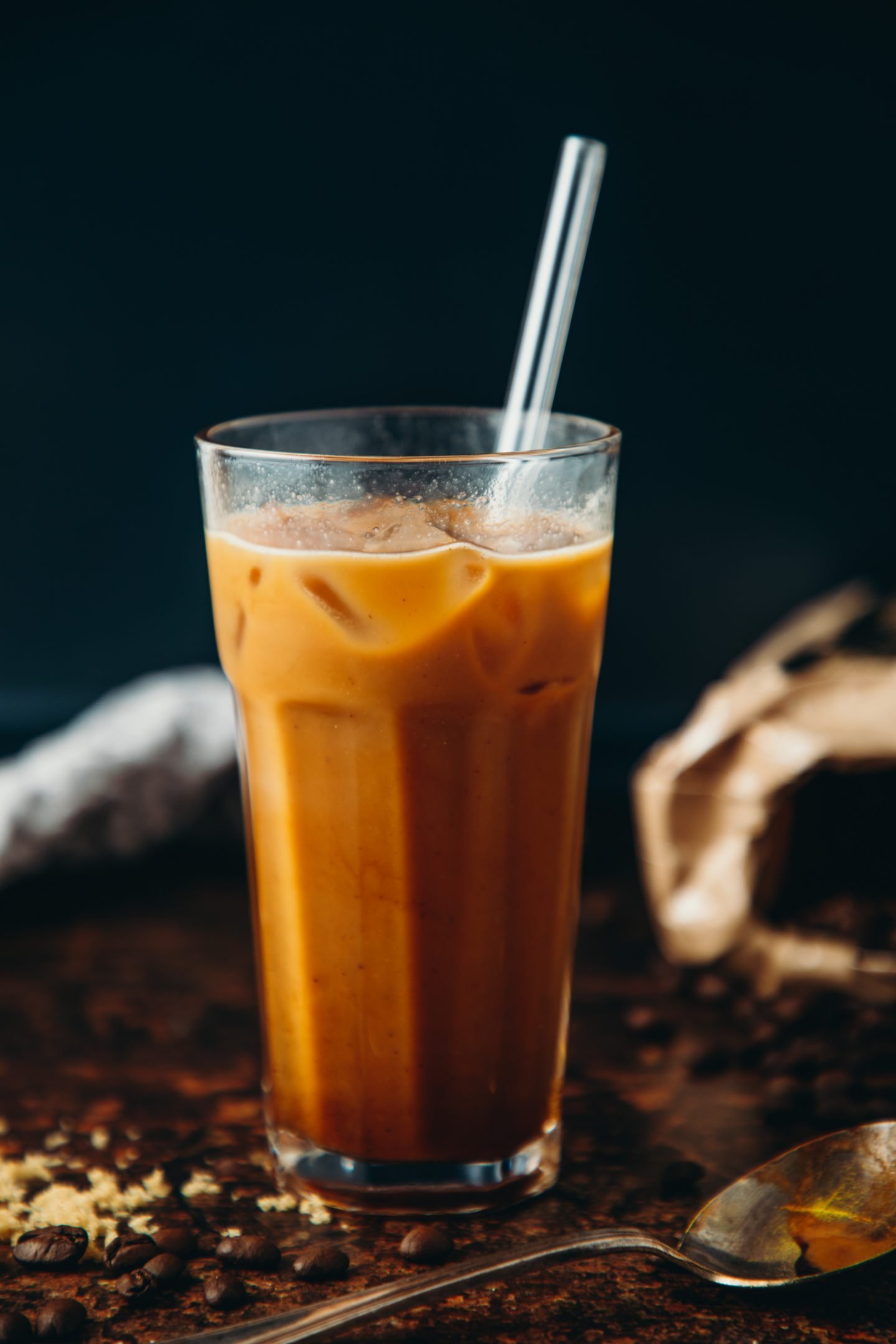 Iced Brown Sugar Latte with Shaken Espresso. - Half Baked Harvest