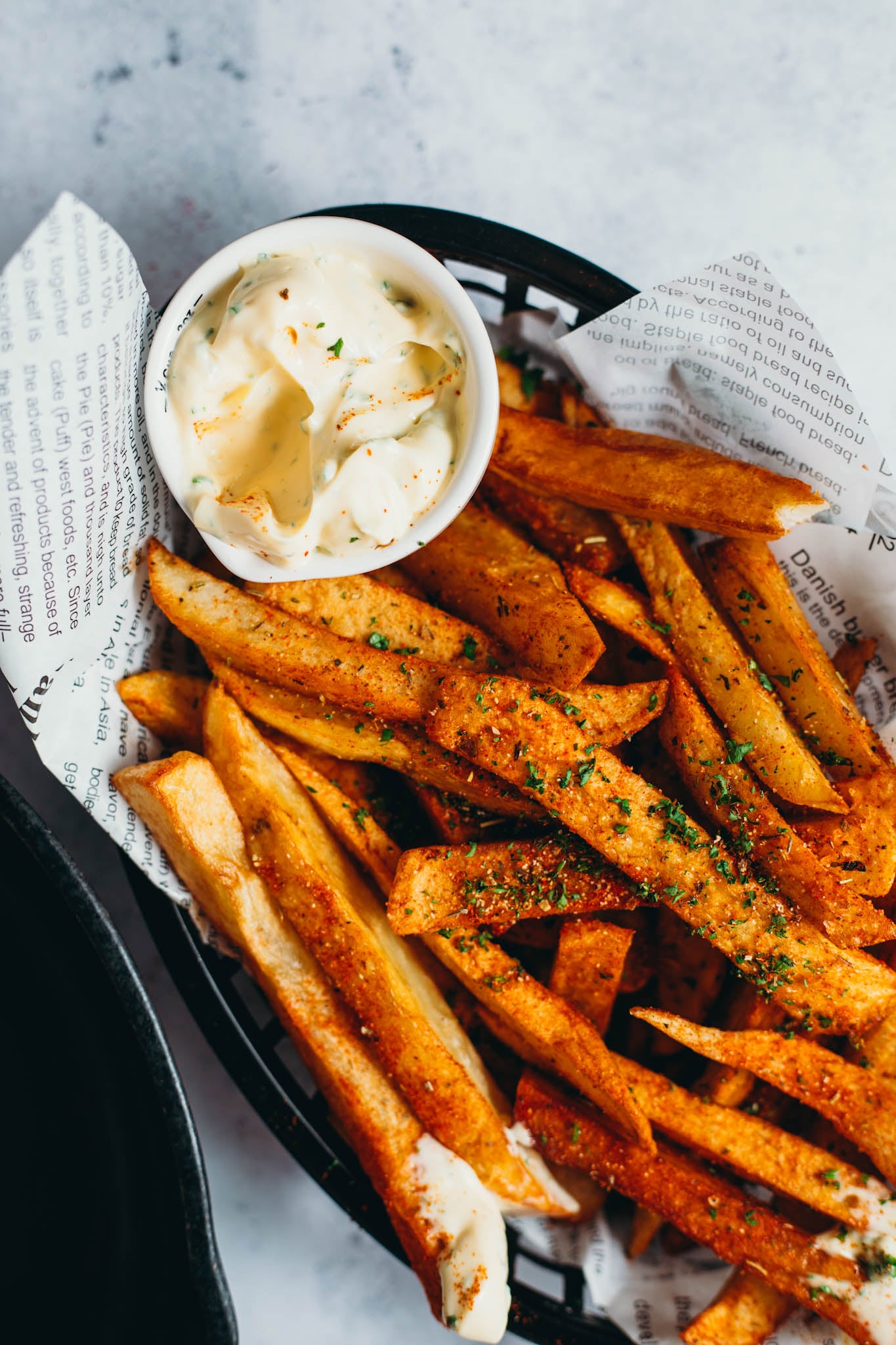 Cajun Fries with Homemade Spice Mix (Popeyes Copycat), image size:1365x2048